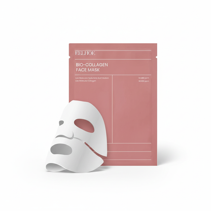 1/5/10PCs Bio Collagen Face Mask Shrink Pores Deep Hydrating Overnight Mask Moisturizing Refreshing Brightening Face Skin Care